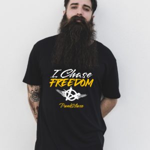 T-Shirt I Chase Freedom Mock Up - Tattoo Man
